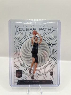 Panini 2023-24 Donruss Elite Clear Path Victor Wembanyama Spurs #4 RC