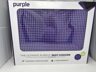 #ad Purple Ultimate Seat Cushion Pressure Reducing Grid Designed For Comfort Gaming $139.00