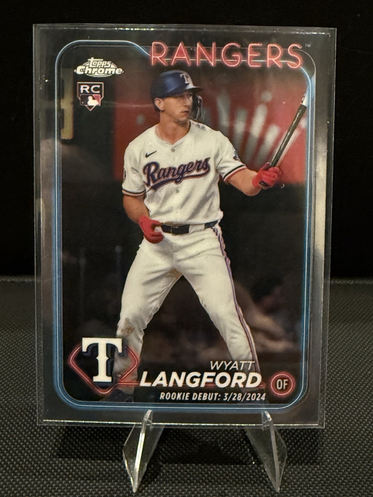 2024 Topps Chrome - Wyatt Langford #122 Refractor (RC)