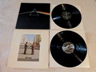 Pink Floyd Vinyl LP Lot (2) Wish You We’re Here + Dark Side Of The Moon NICE! VG