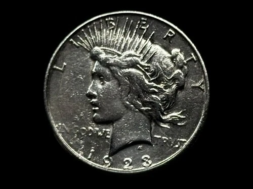 💰1923 Peace Silver Dollar, Ungraded, See Description, Free Gift!💵