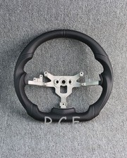 Full Leather Flat Bottom Steering Wheel For Chevrolet Corvette C6 Zr1 Z06 07-13