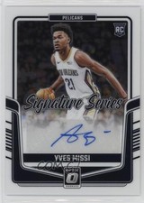 2024-25 Panini Donruss Optic Signature Series Yves Missi #SS-MIS Auto 0l1