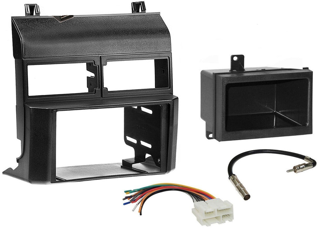 Stereo Double Din Black Dash