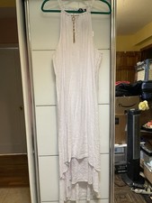 MILE GABRIELLE WHITE MAXI DRESS SLEEVELESS SIZE 3 XL