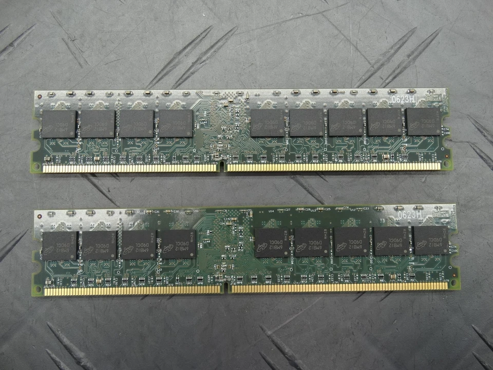IBM 2GB (1GBx2) Memory RAM FRU 12R8255 Vintage - Image 2 of 4