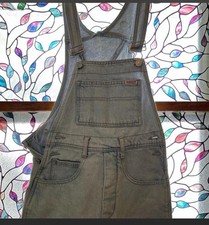 GUESS Vintage Denim Bib Overalls One-Piece Women  s Size 1 Blue Pockets Logo