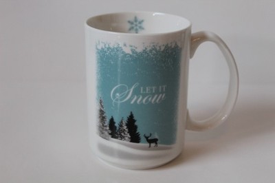 Crofton New Bone China "Let It Snow" 16 oz Coffee Mug | eBay