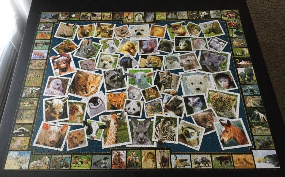 White Mountain "BABY FACES" 1000 Piece Jigsaw Puzzle (2011) COMPLETE - RARE! - Image 3 of 4