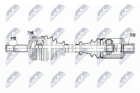 NTY NPW-RE-111 Antriebswelle Vorne Rechts FüR Renault
