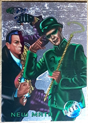 1995 Batman Forever Silver Flasher Card 19 NEU MATH.
