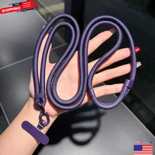 Universal Cell Phone Carrying Lanyard Leash Lanyard Crossbody Neck Strap - Picture 6 of 14