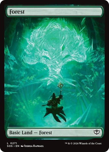 MTG Forest Foil Phyrexian 271/271 Full Art Basic Land NM Bulk Lot