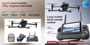 XiL 017 4K Drone UHD Camera 5G GPS 12KM WiFi FPV Foldable RC Quadcopter 1Battery