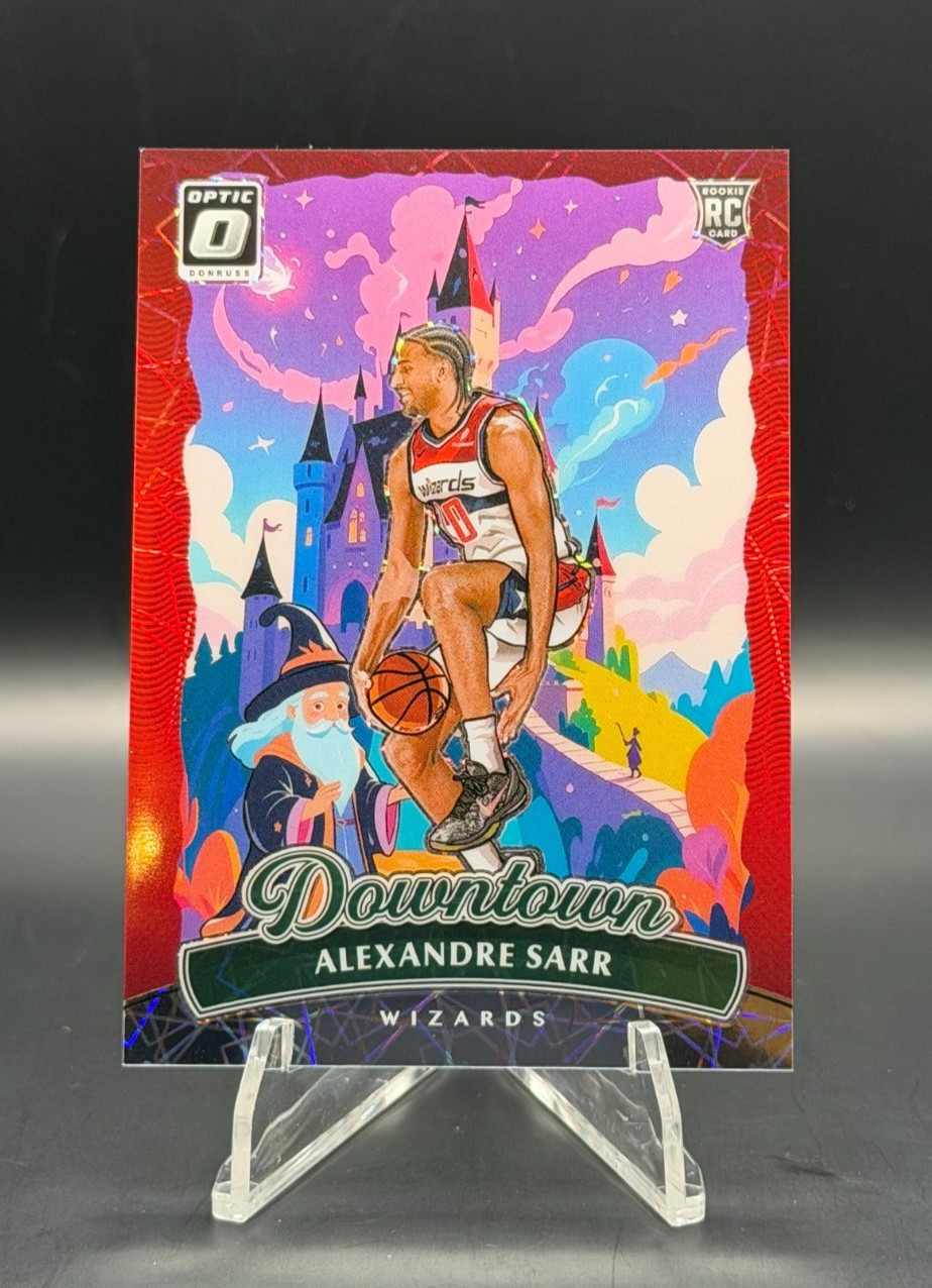 Alexandre Sarr 2024-25 Panini Donruss Optic #18 Downtown Wizards RC 🪄🔥