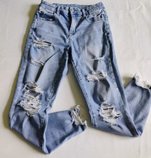 AMERICAN EAGLE Next Level Stretch Curvy Hi-Rise Jegging Jeans Sz 4 SHORT
