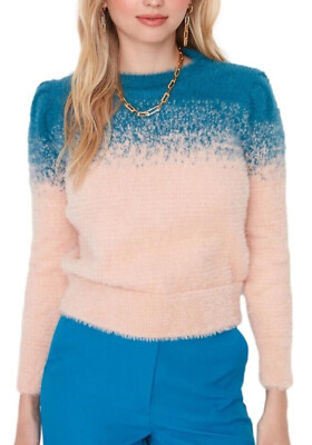 Ladies Two Tone Sweater, Soft and Cuddly, Gradient, 139556