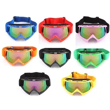 Motocross BMX MX ATV Dirt Bike Goggles Black Blue Green Yellow Orange Pink Red