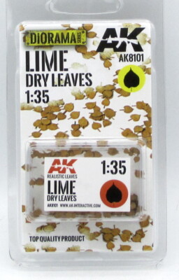 AK Interactive AK8101 Lime Dry Leaves [1:35] (Diorama Series) Fall Leaf Litter