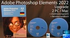 Adobe Photoshop Elements 2022 Upgrade Box + DVD 2 Win/Mac Perpetual License Original Box NEW
