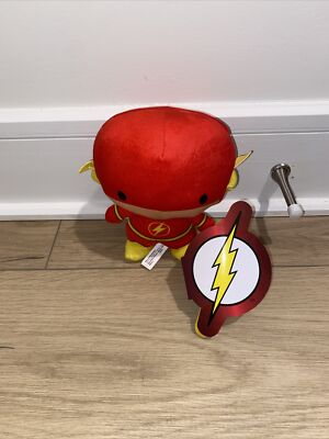 DC Justice League The Flash Chibi RARE 10'' Large Plush Stuffed Toy New wTag