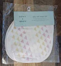 Metallic Primrose Birch Silky Soft Burpy Bib Aden  Anais Bamboo New in Package