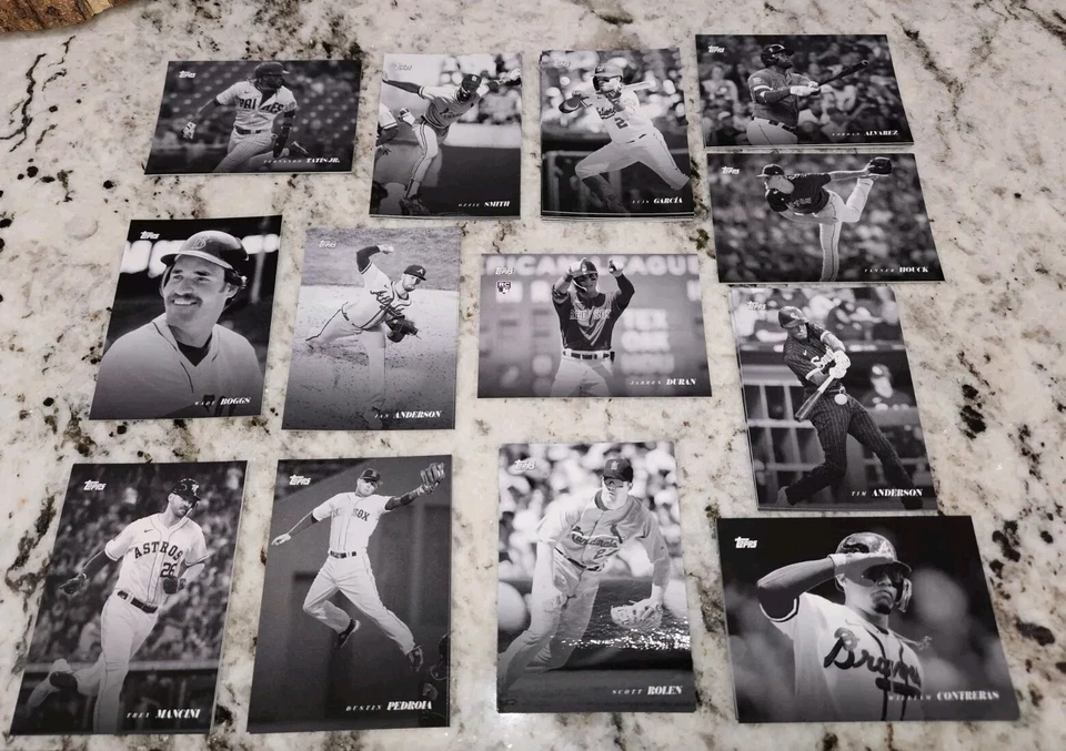 2022 Topps Black & White Baseball YOU PICK CARDS Acuna Jr. Griffey Jr Ryan - Image 4 of 4