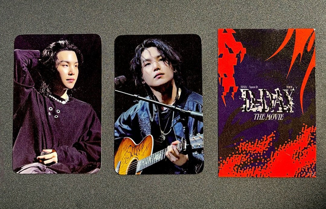 SUGA AGUST D D-DAY THE MOVIE CGV BENEFITS PHOTOCARD OFFICIAL