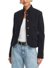 NEW, Rag  Bone Slade Textured Blazer in Navy size 16  SJ2101