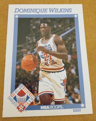 1991-92 NBA Hoops DOMINIQUE WILKINS All-Star Card #259. ATLANTA