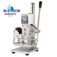 For PVC Card Leather Paper Thermo-embossor Manual Digital Label Stamp Machine