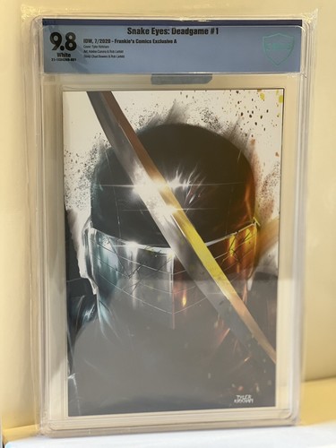 Snake Eyes Deadgame 1 Kirkham A Cover Variant IDW GI Joe NM Graded CBCS 9.8
