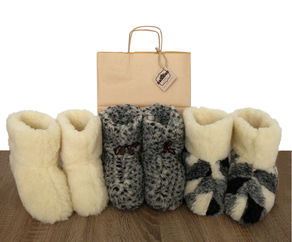 Mens sheep hotsell wool slippers