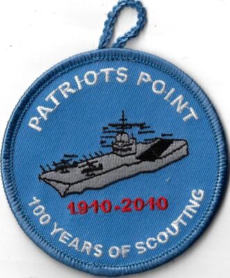 1910-2010 100 Yrs. Of Scouting Patriots Point BLU Bdr. [MX-12401]