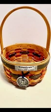 Longaberger 1997 Inaugural Basket w/ Tie-in