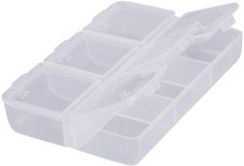 1Pc Travel Portable 6 Grid braille marks Medicine Drug Pill Case