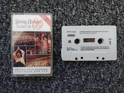 Spring Harvest 89 Celebration Volume 2 Cassette Album Audio Cassette Tape