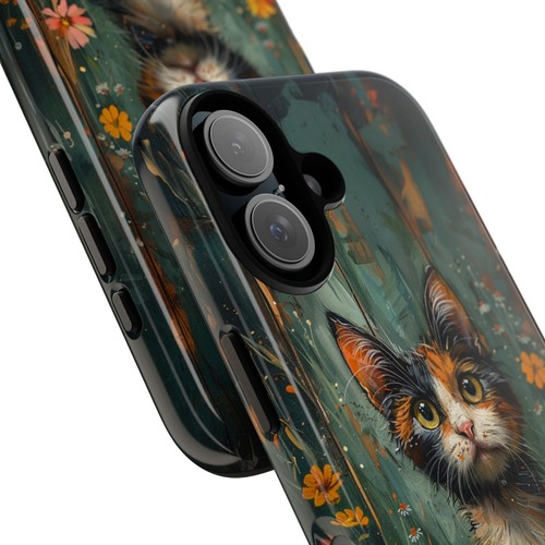 For iPhone | Samsung Galaxy | Pixel Phone Case - Calico Cat Flowers Pastel - 第 34/256 張圖片