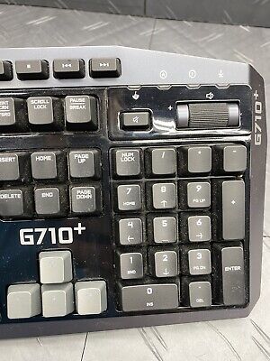Udstyr middelalderlig deadlock Logitech G710+ Mechanical Gaming Keyboard Gray Orange Cherry MX Brown  97855089007 | eBay