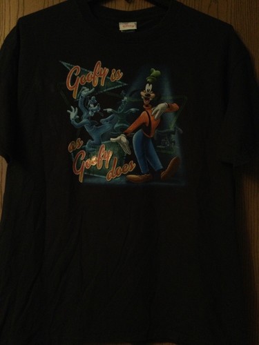 Goofy - “Goofy Is As Goofy Does” - Blue Shirt - Disney Store - XL