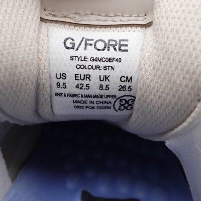 Size 9.5 Men's G/FORE MG4X2 Cross Training Golf Shoes G4MC0EF40