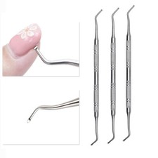 5Pc Toenail Clean Stick Dirt Remove Ingrown Correction Pedicure Tool Stainless