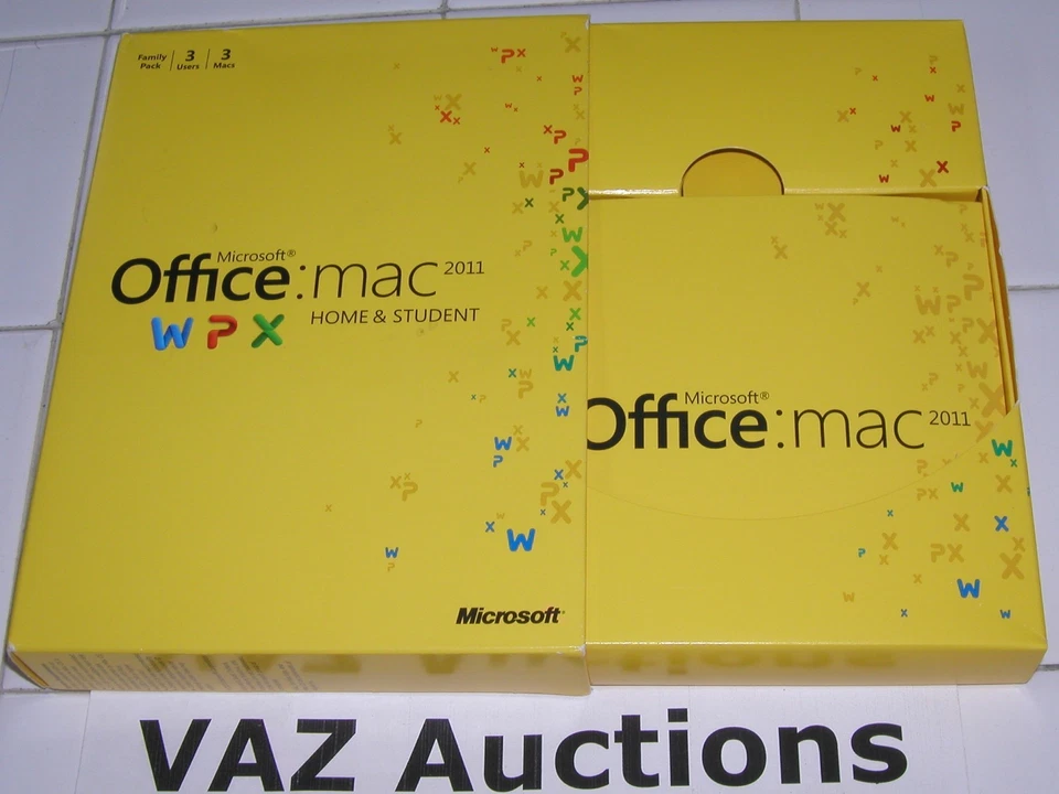 MS Microsoft Office MAC 2011 Home and Student Family Pack For 3PCs =NEW Retail= - Image 3 of 4