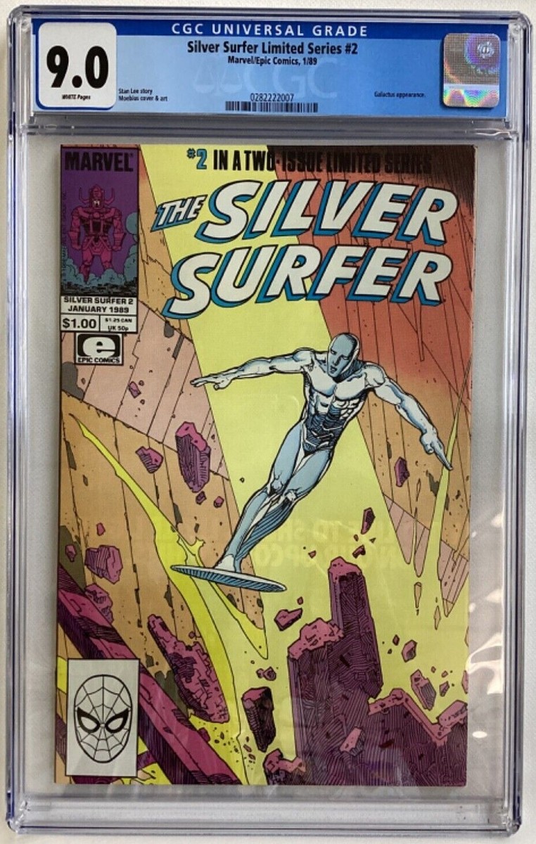 Silver Surfer Limited Series #2 - CGC 9.0 - Marvel/Epic - 1989