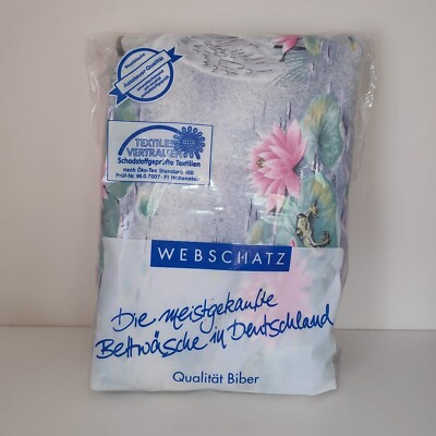 Webschatz Bettlaken Vintage Biber Qualität 100% Baumwolle