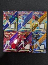 (6) 2023-2024 Donruss Baseball Jersey Kings Prospect Patch Cards