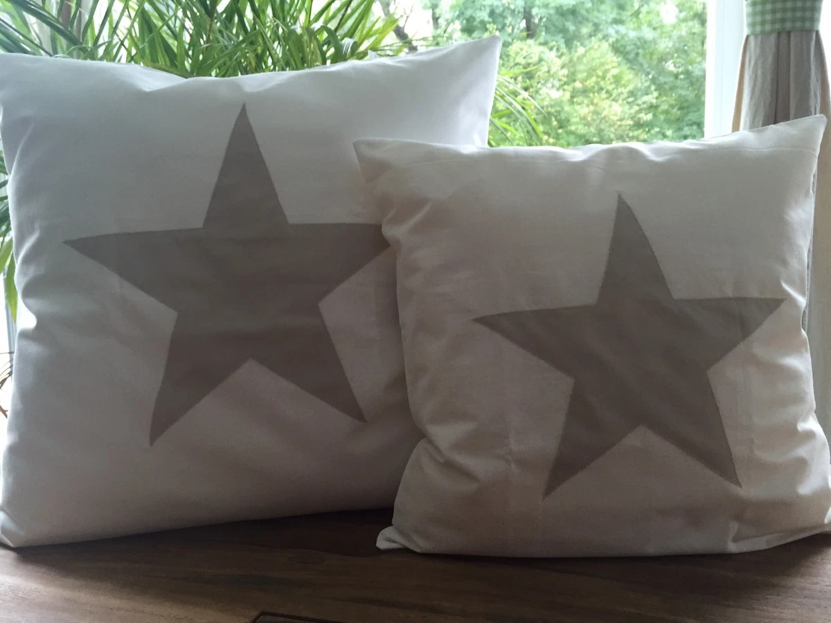 Cuscino Decorativo A Forma Di Stella Znhinery - Peluche Morbido Per Divano E Letto - Grigio/Blu, 50x40 Cm - Imbottitura In Cotone PP Indeformabile