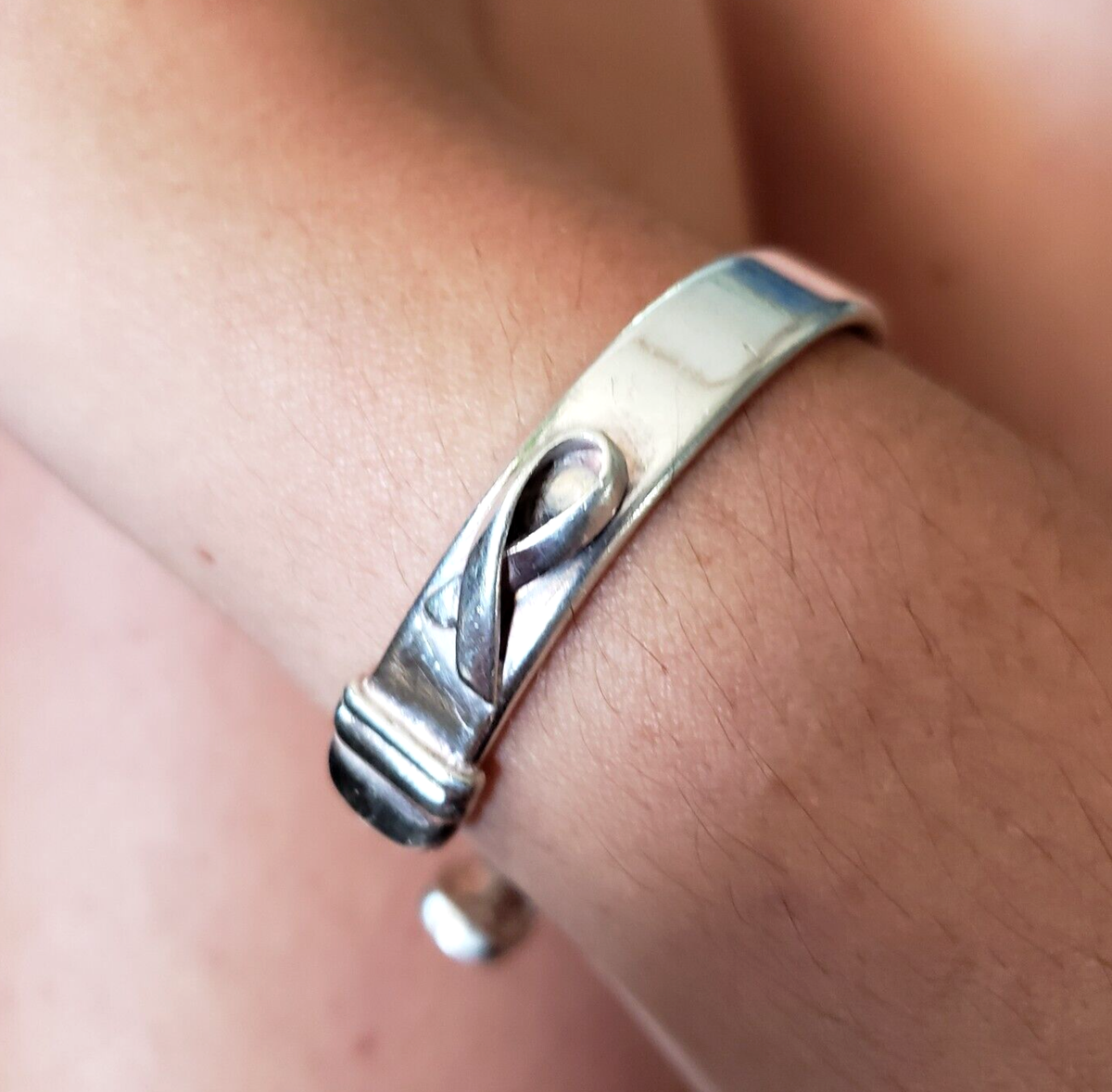 Sterling Silver UNTIL THERES A CURE 7