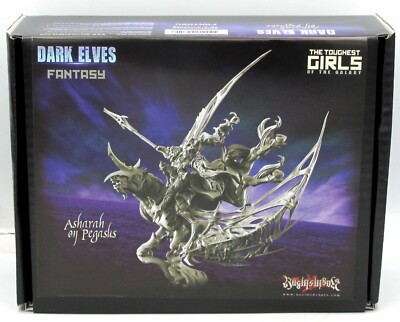 Raging Heroes 23516 Asharah on Pegasus (Dark Elves Fantasy) Female Champion Lord