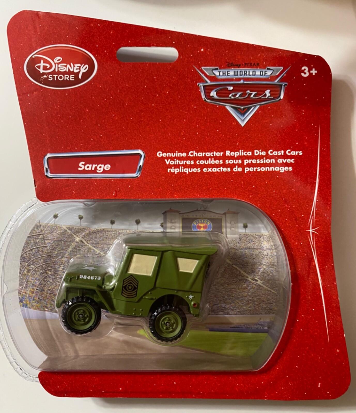 DISNEY PIXAR The World Of Cars SARGE the JEEP - SEALED DISNEY STORE ...